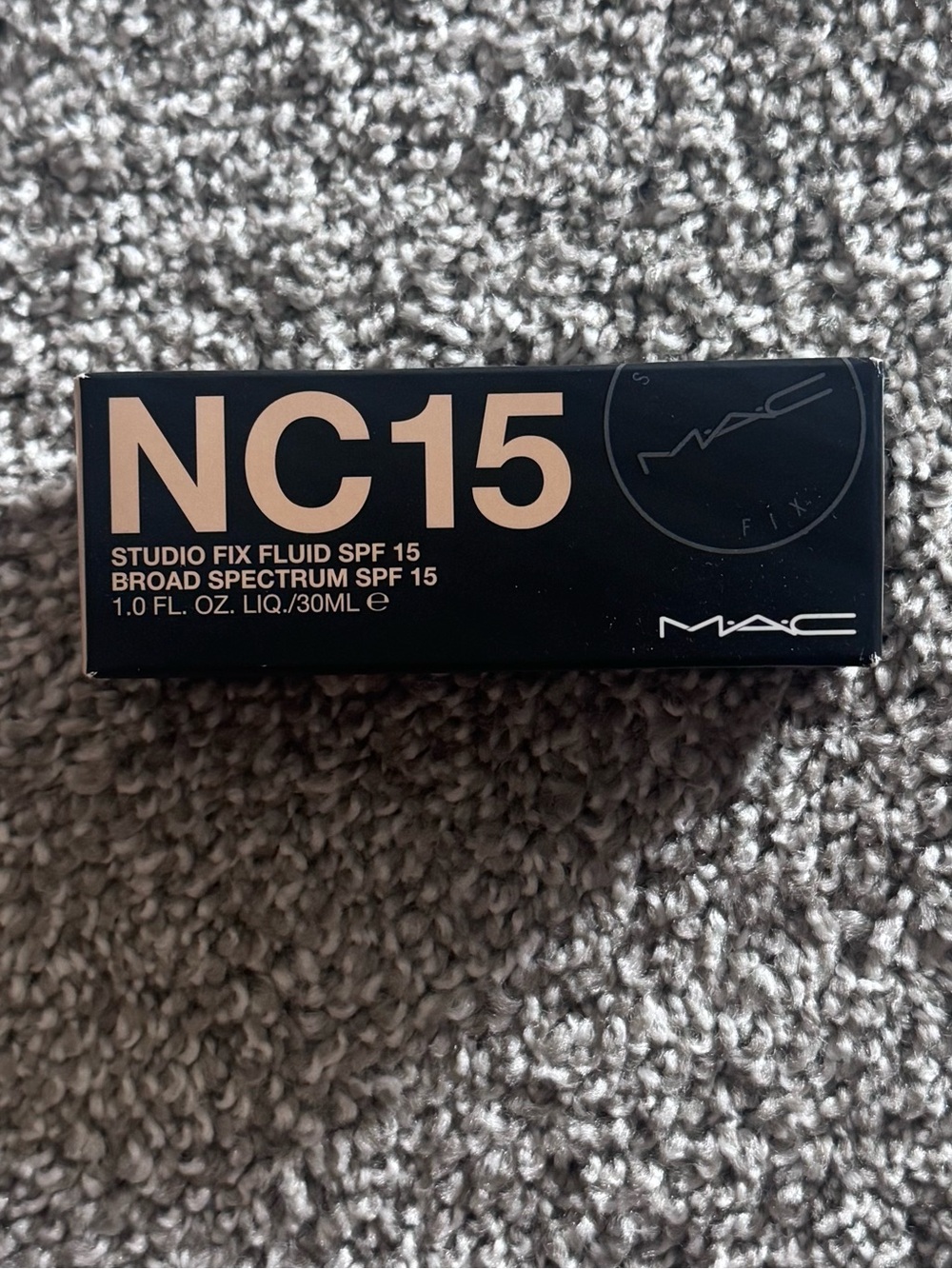NIB - MAC Cosmetics Studio Fix Fluid Foundation NC15 - Original Formula